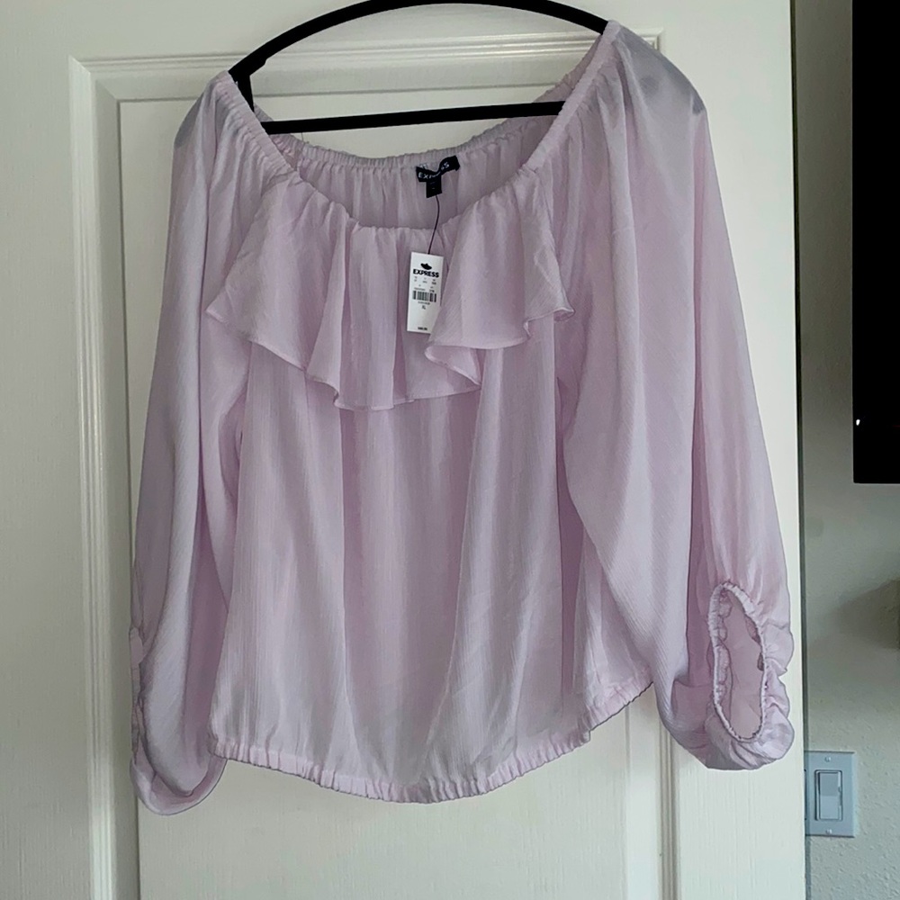 Express off the shoulder blouse